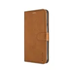 Flipové pouzdro FIXED Opus pro Samsung Galaxy S25 Ultra, hnědá