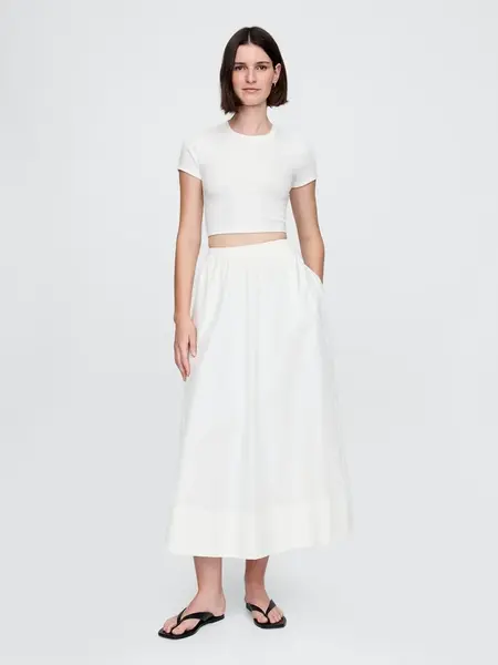 GAP Dámské Popelínová maxi sukně 694919-00 Velikost: XL