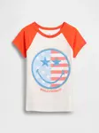 GAP Dívčí Dětské tričko Gap × SmileyWorld® Americana 781890-00 Velikost: S