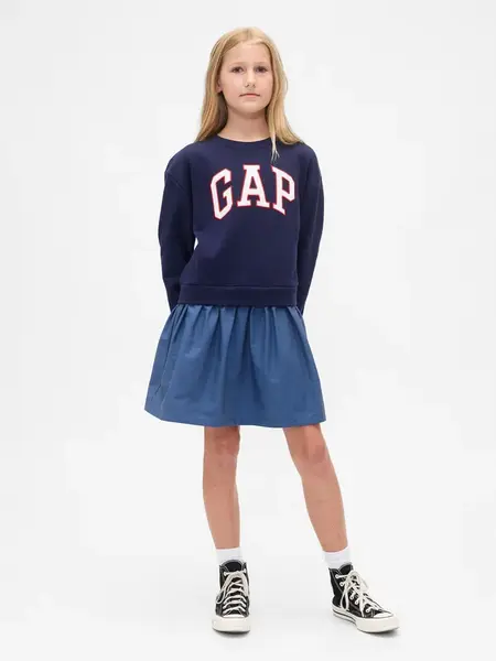 GAP Dívčí Dětské oversize šaty 824382-00 Velikost: L