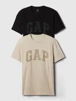 GAP Pánské Bavlněné tričko s logem, 2 ks 885595-00 Velikost: XXL