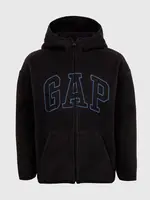 GAP Dětská fleece mikina s logem - Kluci