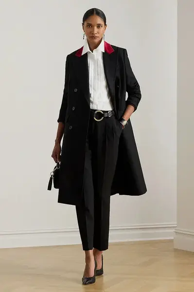 Vlněný kabát Lauren Ralph Lauren