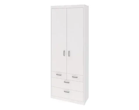 Skříň se zásuvkami Mega 76, bílá