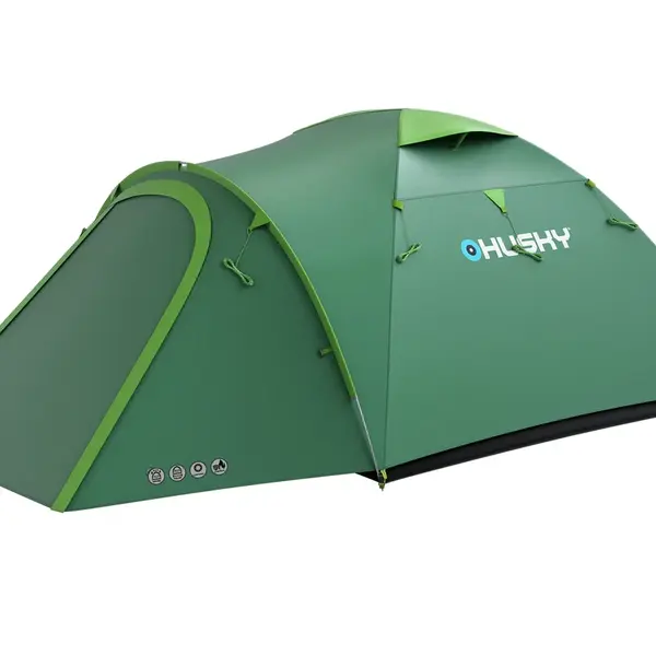 Husky Bizon 3 Plus zelená Turistický stan pro 3 osoby