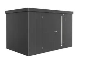 Zahradní domek NEO 2D, tmavě šedá, dvoukřídlé dveře BH86048