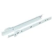 Rolničkový výsuv 450mm, bílý, nosnost 20 kg