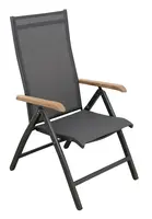 Záhradné kreslo CONCEPT teak, hliníkové, polohovacie DP266CZ011720