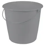 Kbelík s kovovou rukojetí 10 l šedý 28,5x26