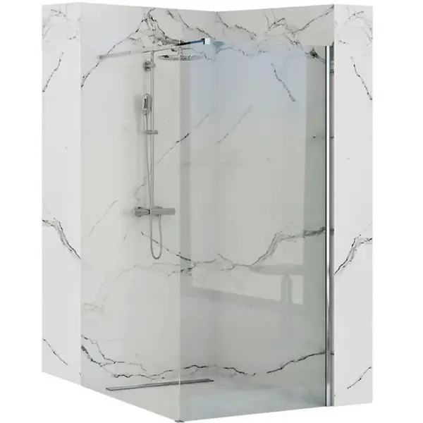 Sprchová zástěna Walk-in Aero ˝N˝ Rea K7553 90x195 chrom