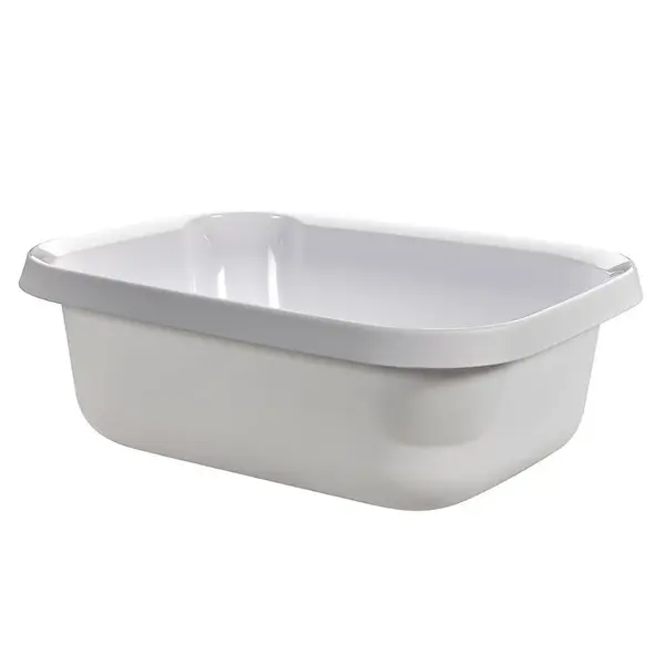 Miska hranatá Essentials 9L světle šedá 241742