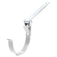 Žlabový hák nastavitelný 150 mm Bryza bílá