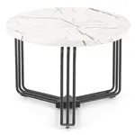 Konferenční stolek Antica-M bílá mramor/černá
