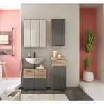 MID.YOU KOUPELNA šedá, barvy dubu