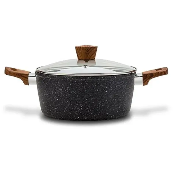 Hrnec granit s pokličkou "Nature" 20cm