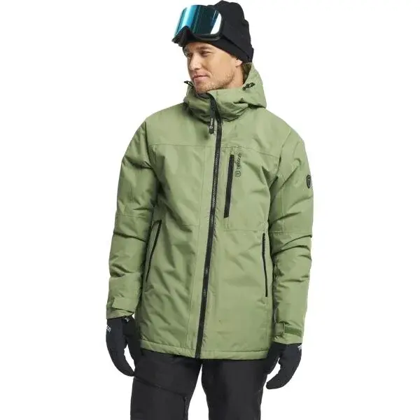 TENSON NISEKO SKI JACKET MEN Pánska lyžiarska bunda, svetlo zelená, veľkosť 4XL