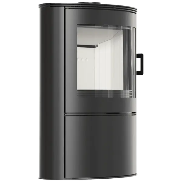 Krbová kamna KRATKI KOZA AB 2 s ocelovou horní deskou, černá