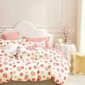 Povlečení z bavlněného saténu ALBS-M0017B 140x200 cm Lasher