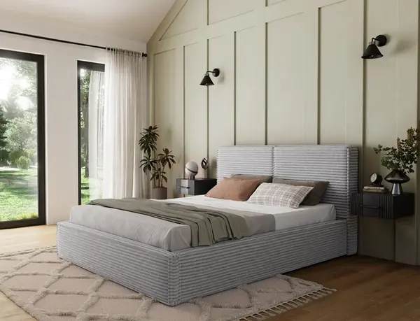 Postel Pesillo - kovový rám Rozměry: 140 x 200 cm, látka: Modullo 3