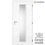 Interiérové dveře Quatro Linea Sklo Bílé 90P