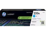 HP 220A W2201A azurový (cyan) originální toner