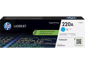 HP 220A W2201A azurový (cyan) originální toner