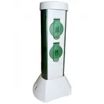 Venkovní Zásuvkový Sloupek 2x2p+Z Ip44, 2m