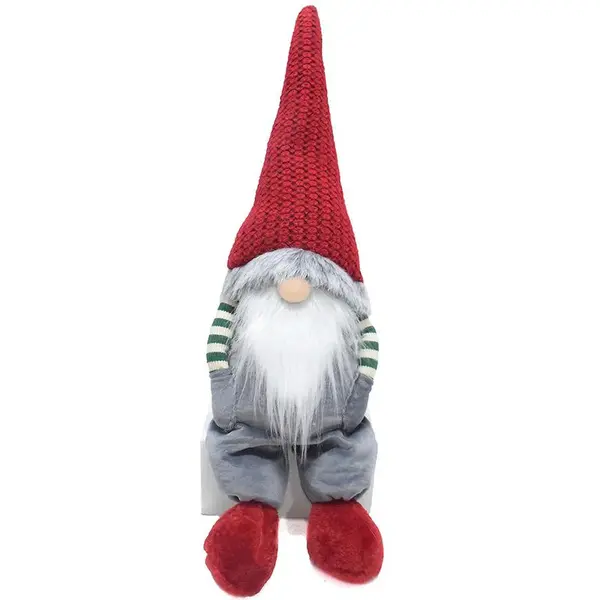 Skřítek červeno šedý 25x20x86cm