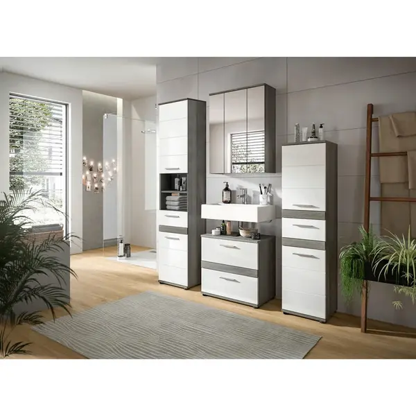 MID.YOU KOUPELNA vysoce lesklá bílá