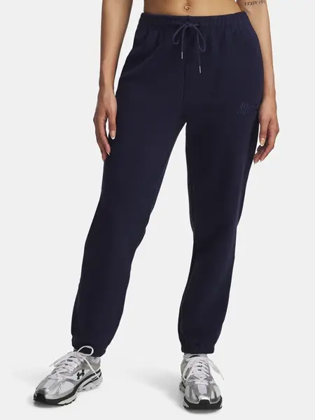 Dámské tepláky Under Armour Icon Terry Varsity Jogger-BLU - Dámské