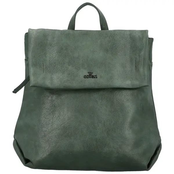 Dámský kabelko/batoh tmavě zelený - Coveri Jacek
