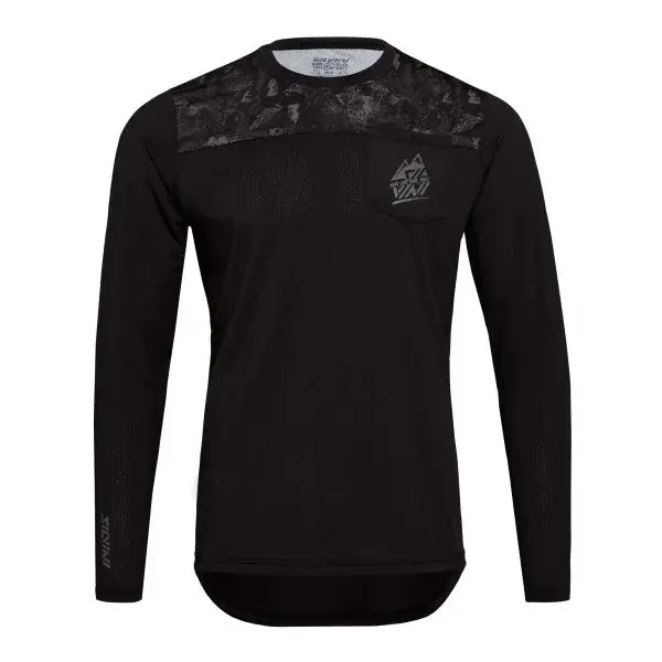 SILVINI JERSEY ELLO M Pánsky cyklistický dres, čierna, veľkosť XXXL