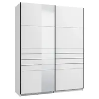 Xora SKŘÍŇ S POSOUVACÍMI DVEŘMI, bílá, 145,5/217,5/60 cm