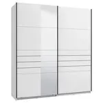 Xora SKŘÍŇ S POSOUVACÍMI DVEŘMI, bílá, 195/217,5/61 cm