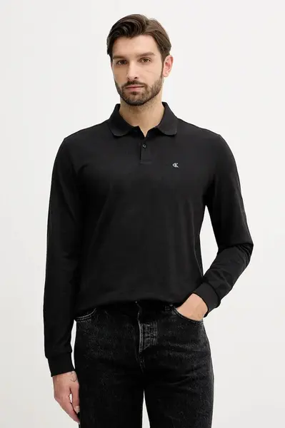 Bavlněné tričko s dlouhým rukávem Calvin Klein Jeans