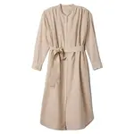 GAP LS LINEN MAXI Dámské šaty, béžová, velikost