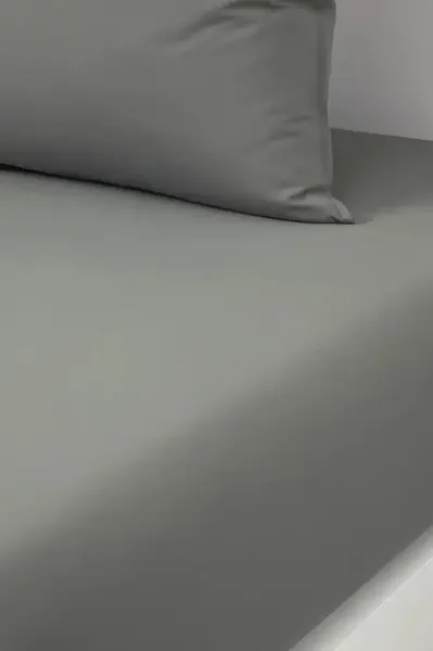 Bavlněné prostěradlo s gumou BOSS BEBOSS Khaki 90 x 200 cm