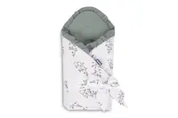 SENSILLO Zavinovačka pro miminko, mušelín, bavlna Louka, khaki, zelená