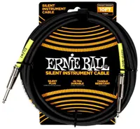 Ernie Ball Classic Silent Instrument Cable Straight/Straight 20ft Blac