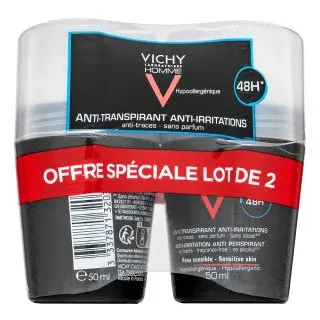 Vichy Homme antiperspirant Anti-Transpirant 48H Extra Sensitive 2 x 50 ml