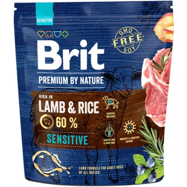 Brit Premium by Nature Sensitive Lamb 1 kg | Granule pro psy