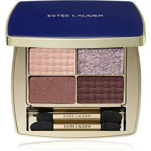 Estée Lauder Pure Color The Essential Eyeshadow Quad paletka očných tieňov s aplikátorom odtieň Power Brunch 4 g