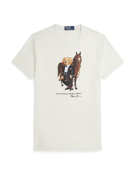 Polo Ralph Lauren Tričko  béžová / námornícka modrá / čokoládová / biela