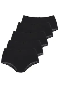 LASCANA Nohavičky  čierna