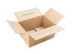 25 ks - Krabice klopová 340x260x190 s vnitřním potiskem - poděkování