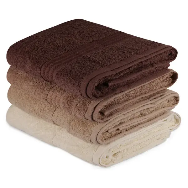 SADA OSUŠEK DO SPRCHY, 70/140 cm, hnědá, krémová, béžová 4dílné