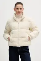 Bunda s příměsí vlny MC2 Saint Barth béžová barva, zimní, MDY0002