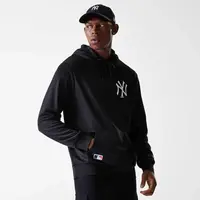 New Era NEW YORK YANKEES MLB ESSENTIALS HOODIE Pánska mikina, čierna, veľkosť