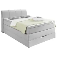 Carryhome POSTEL BOXSPRING, 140/200 cm, barvy stříbra