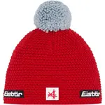 Eisbär JAMIE POMPON Pánska zimná čiapka, červená, veľkosť
